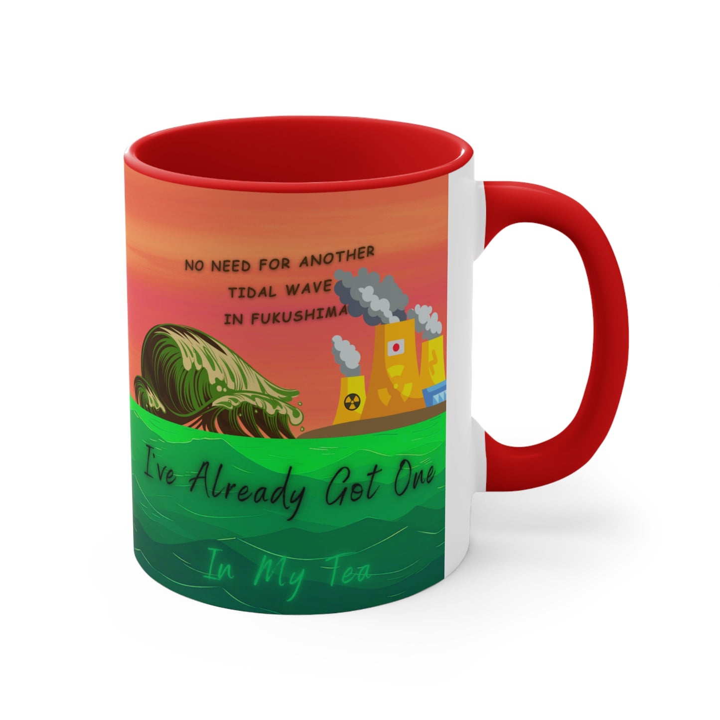 Green Tidal Wave - Accent Mug