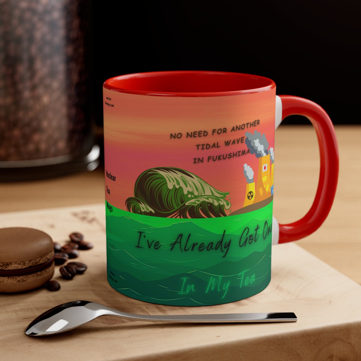Green Tidal Wave - Accent Mug