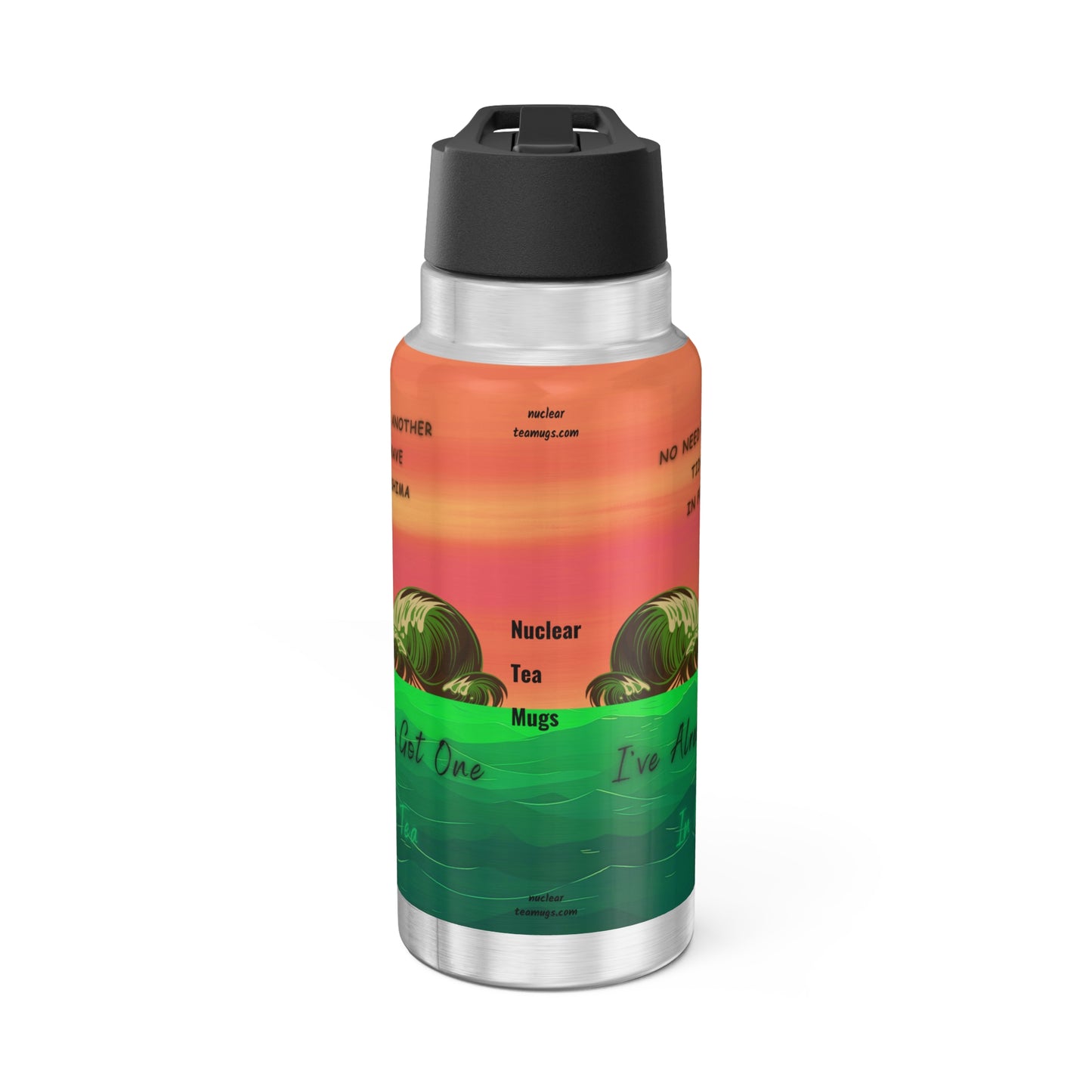 Green Tidal Wave - Gator Tumbler, 32oz