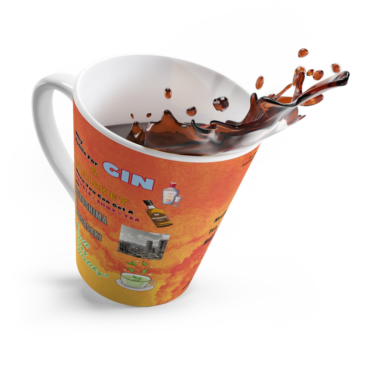 A Double Shot Tea - Latte Mug