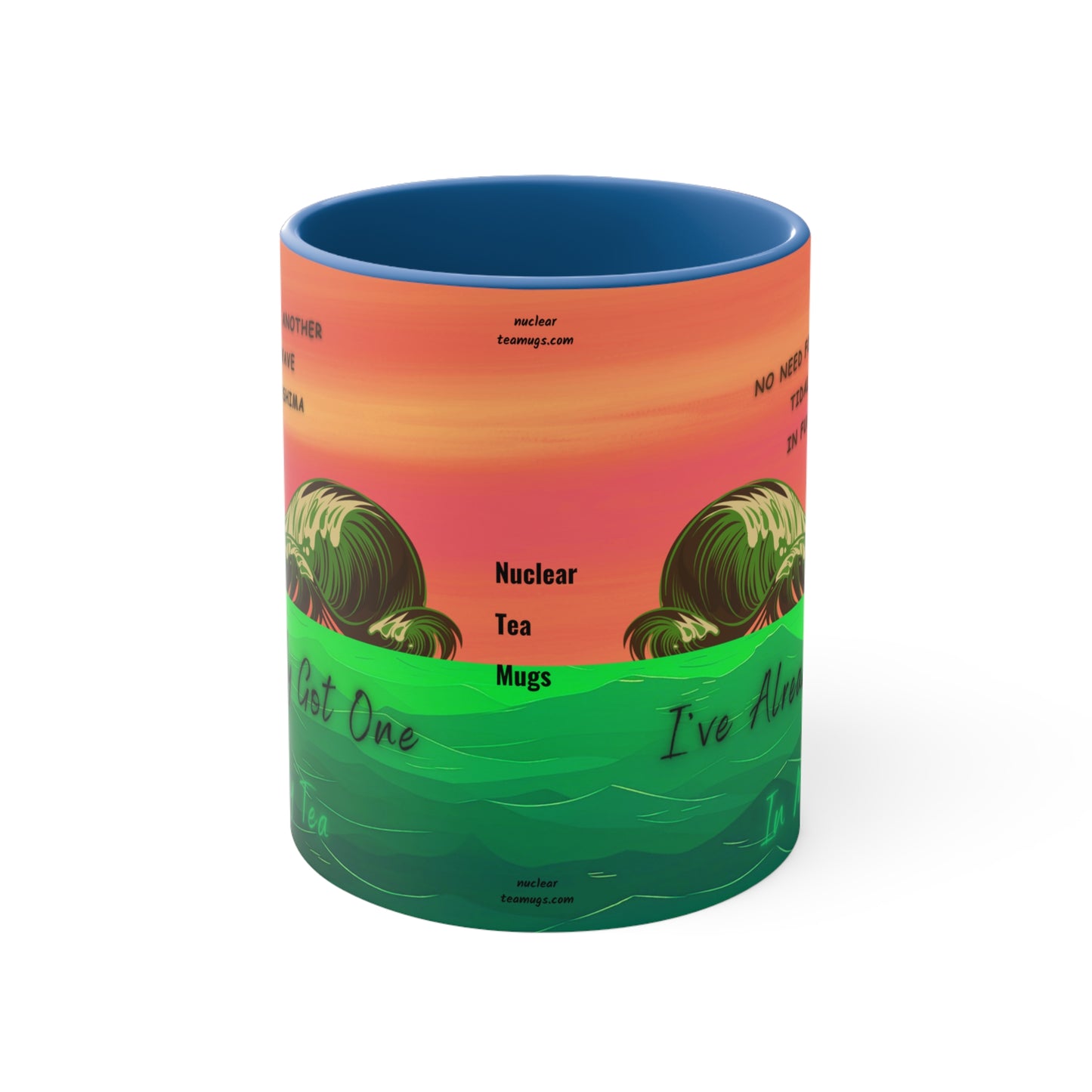 Green Tidal Wave - Accent Mug