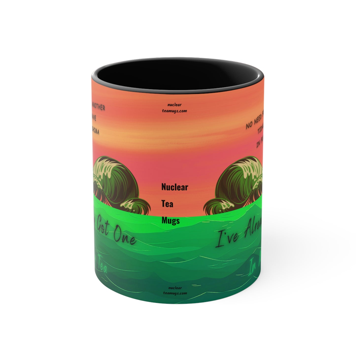 Green Tidal Wave - Accent Mug