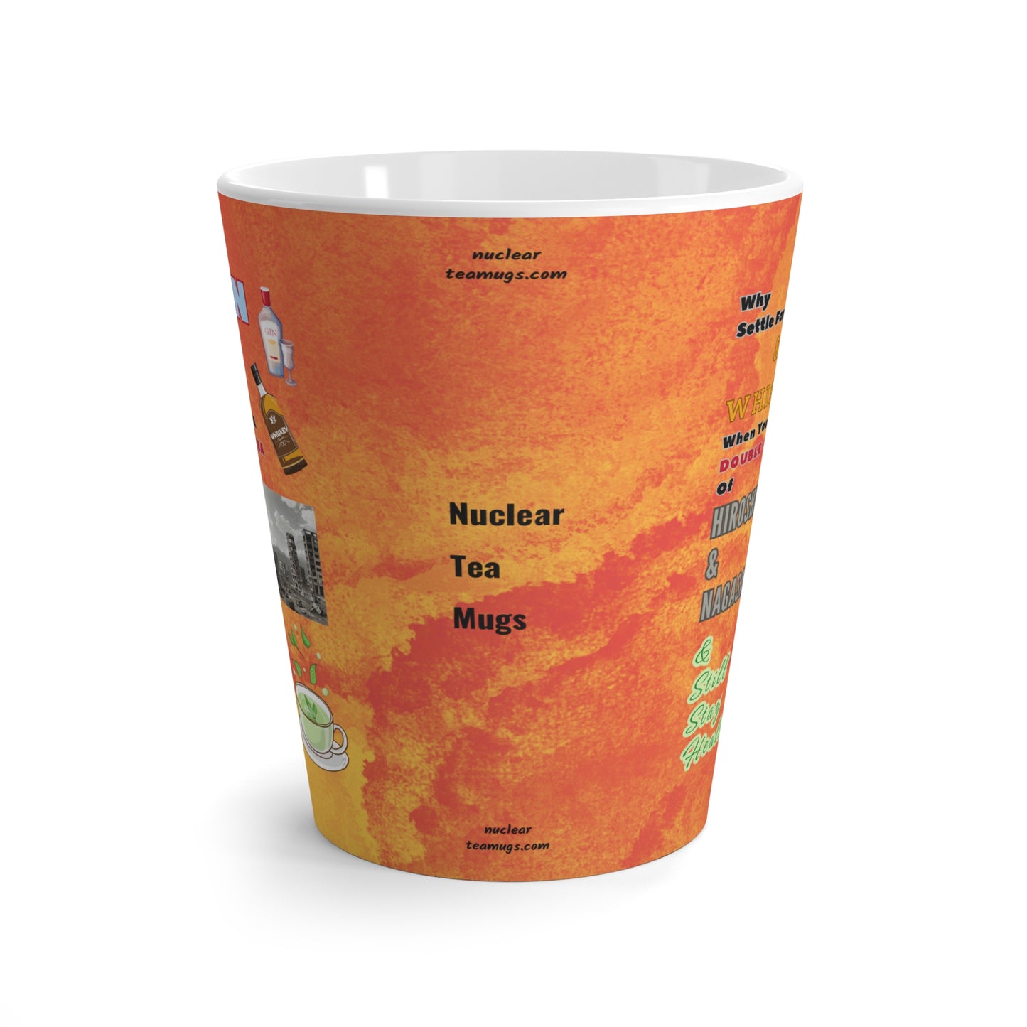 A Double Shot Tea - Latte Mug