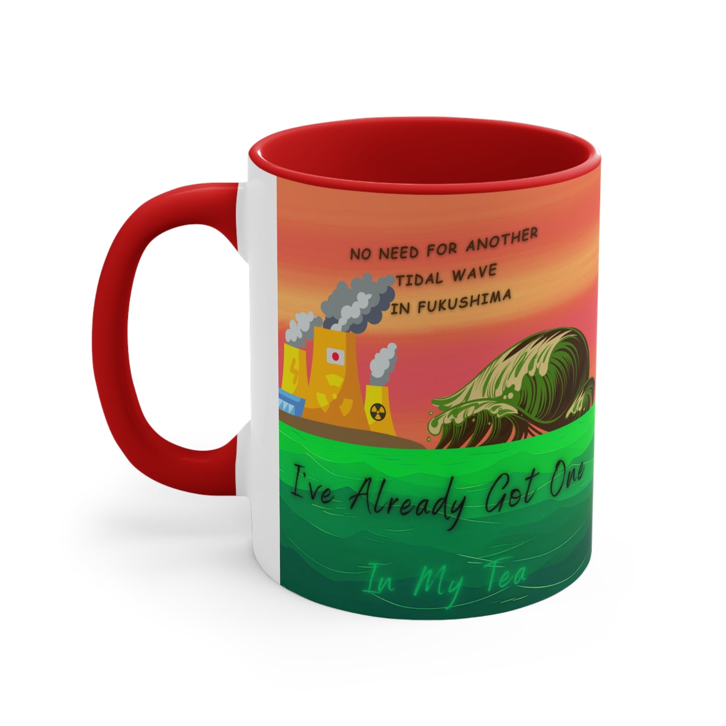 Green Tidal Wave - Accent Mug