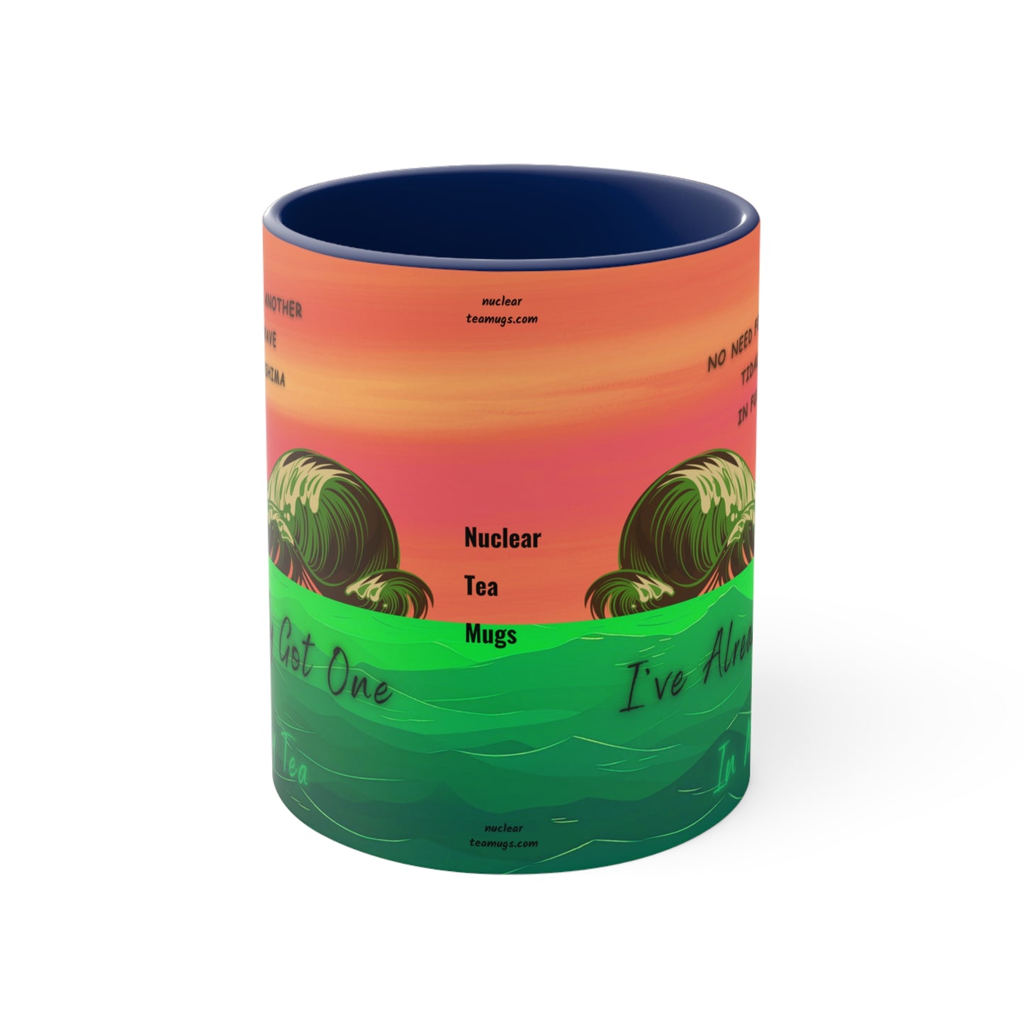 Green Tidal Wave - Accent Mug