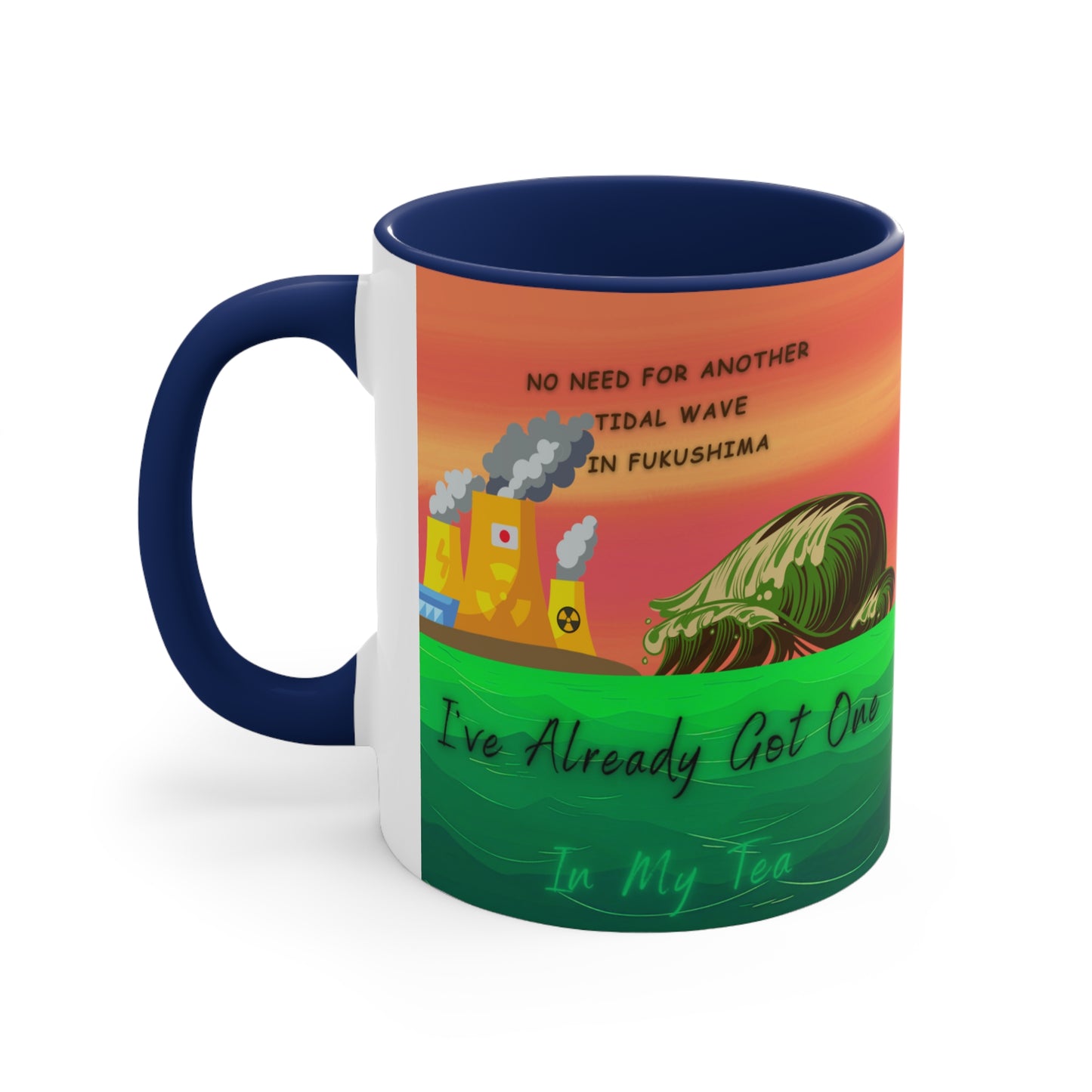 Green Tidal Wave - Accent Mug
