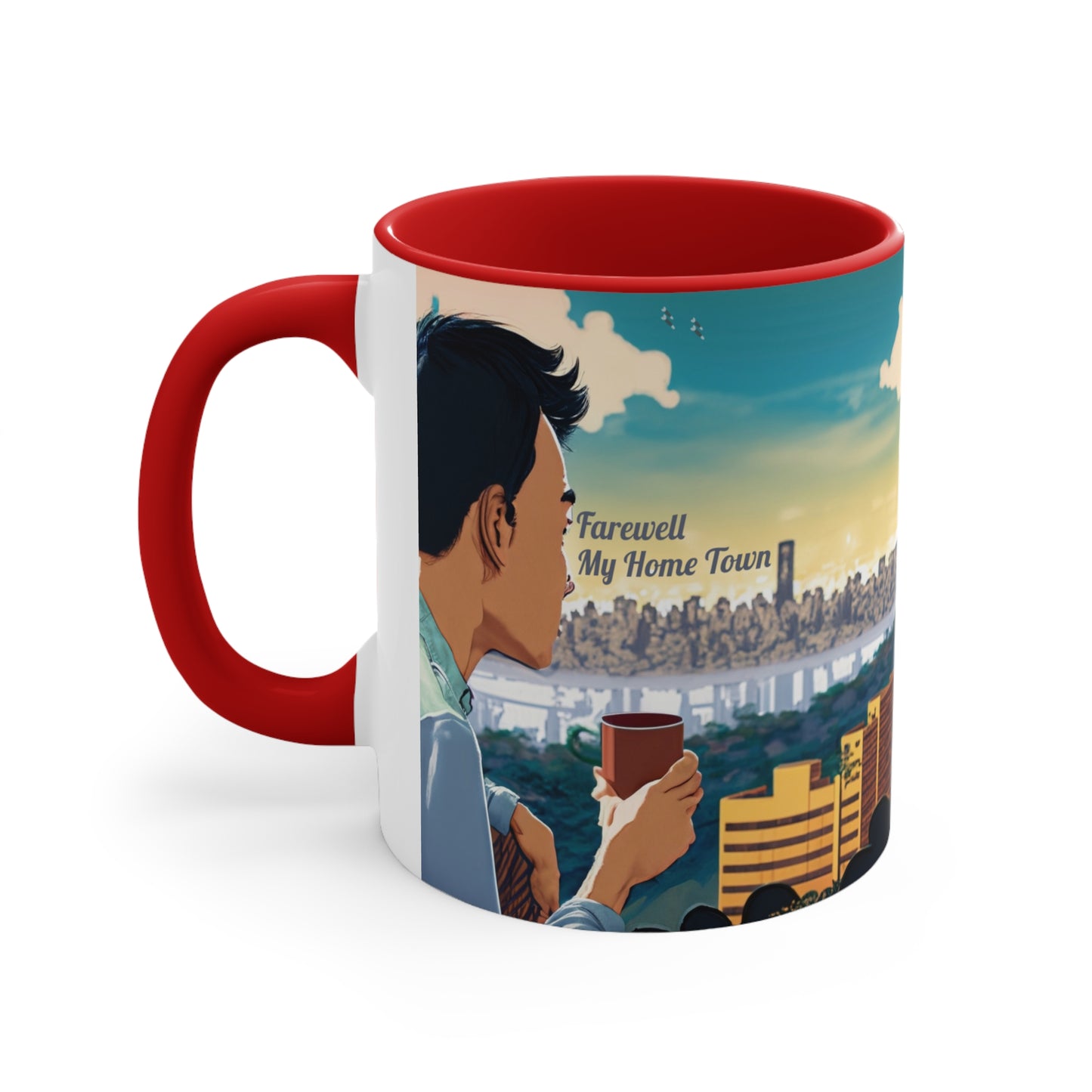 Farewell, My Home Town - Accent Mug