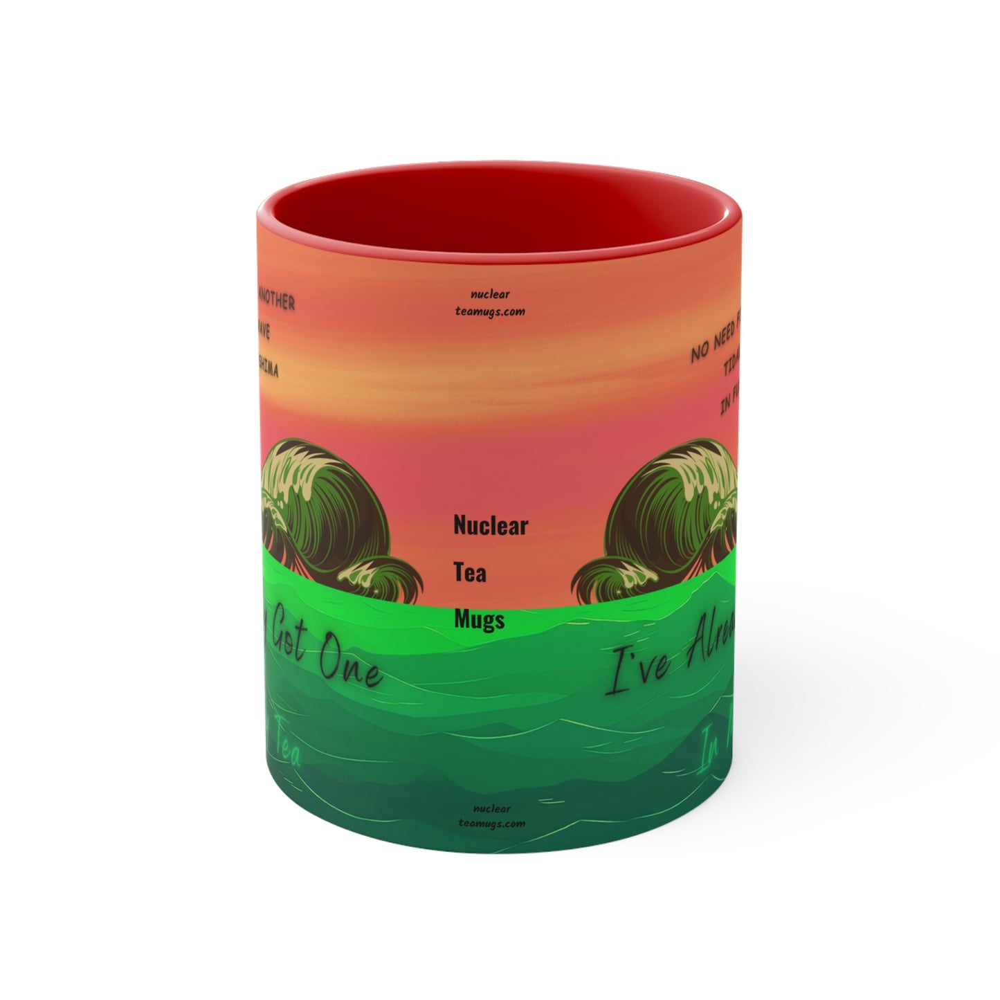 Green Tidal Wave - Accent Mug