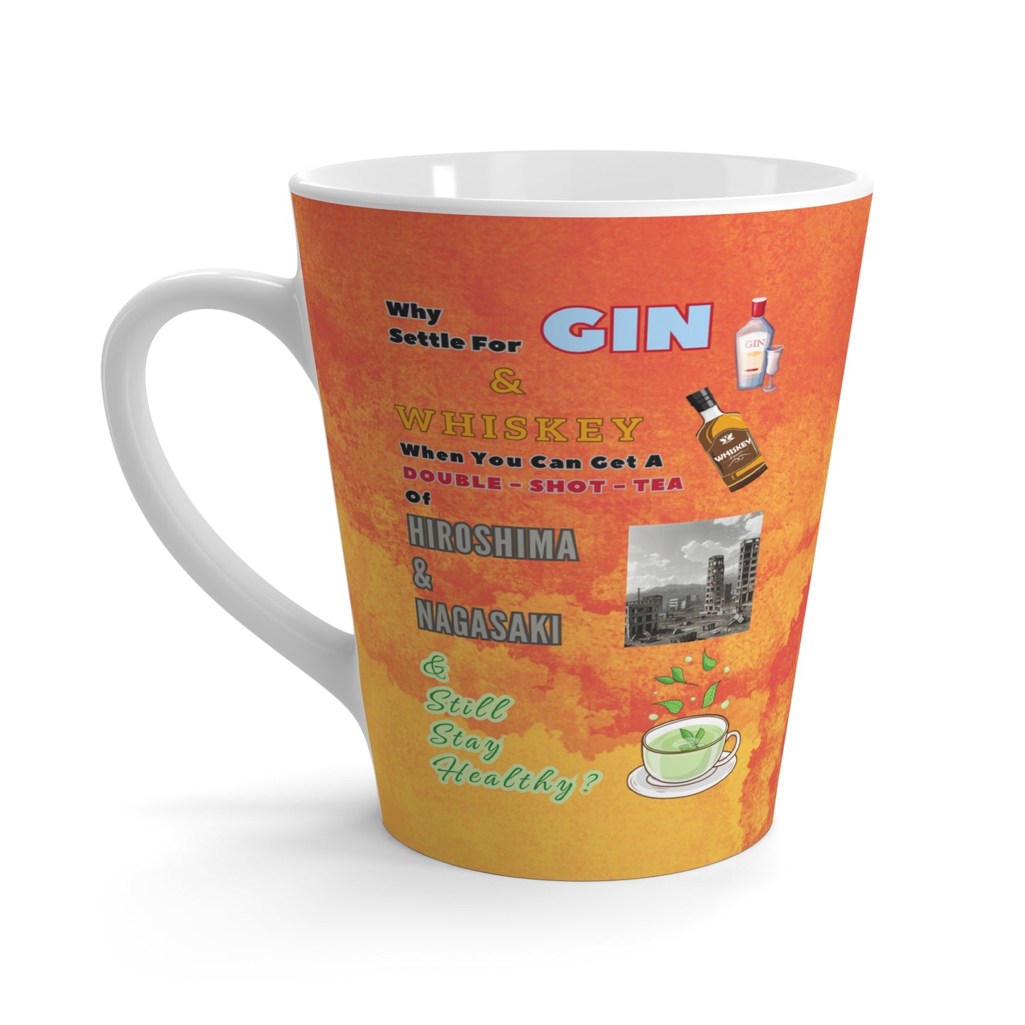 A Double Shot Tea - Latte Mug