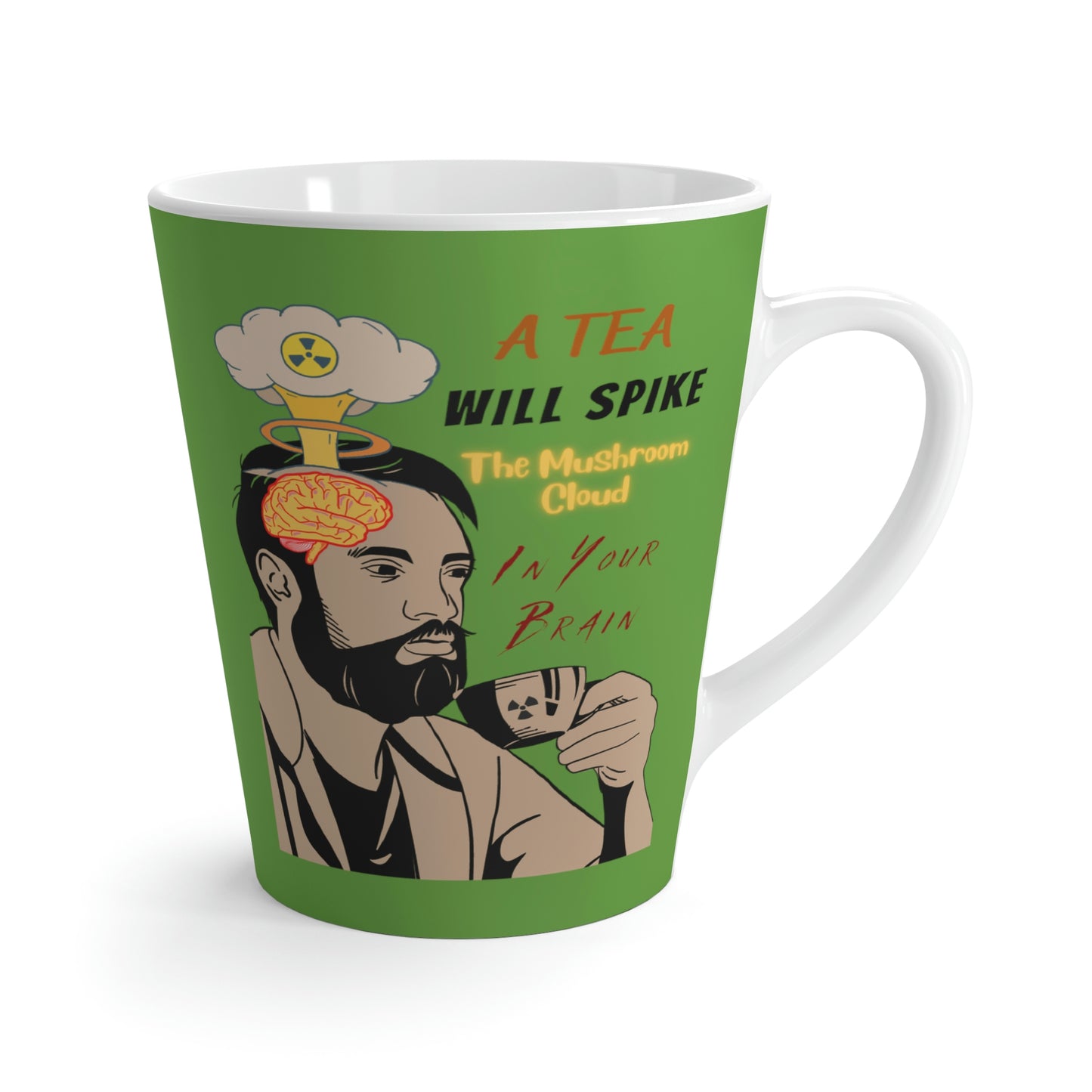 The Brain Mushroom Cloud - Latte Mug