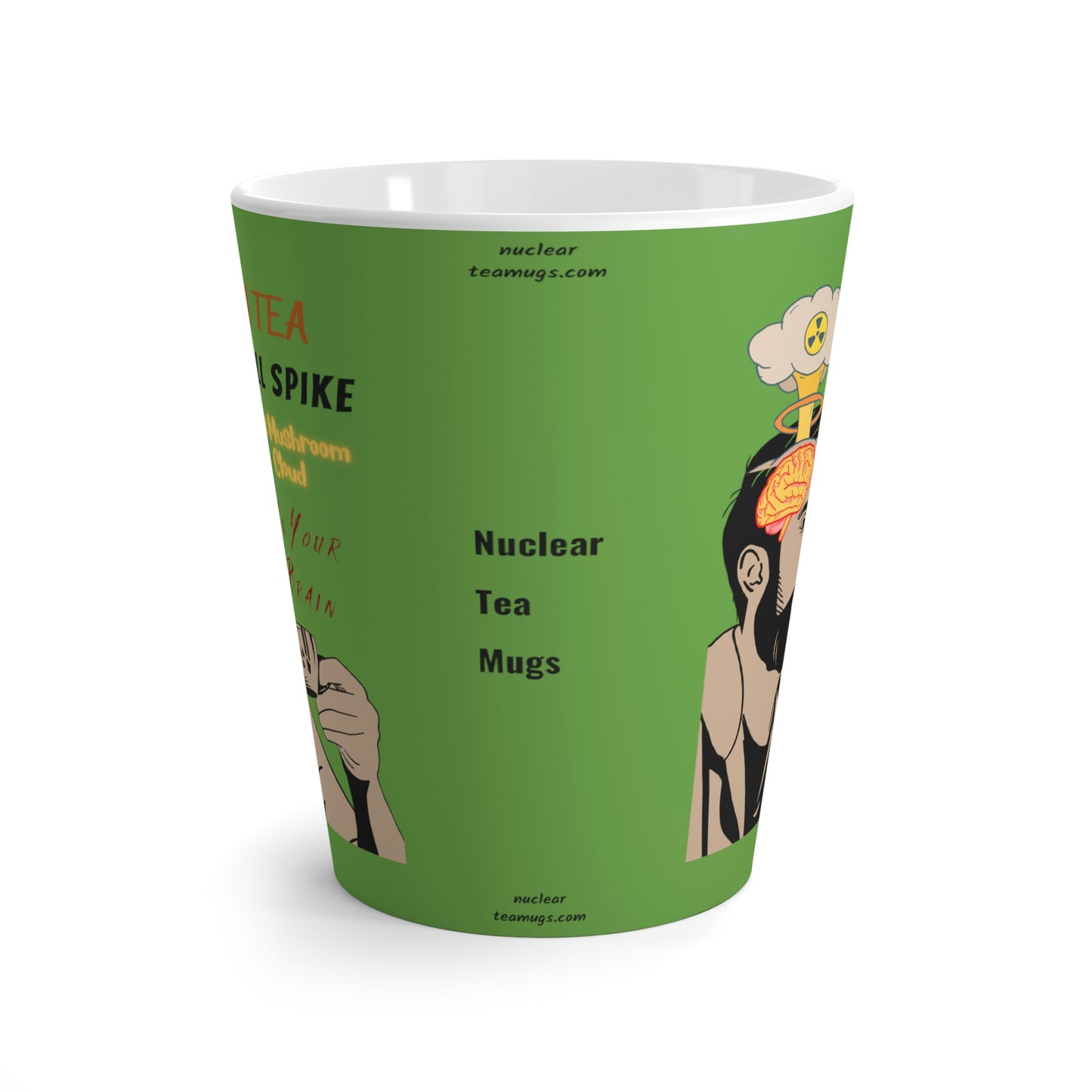 The Brain Mushroom Cloud - Latte Mug